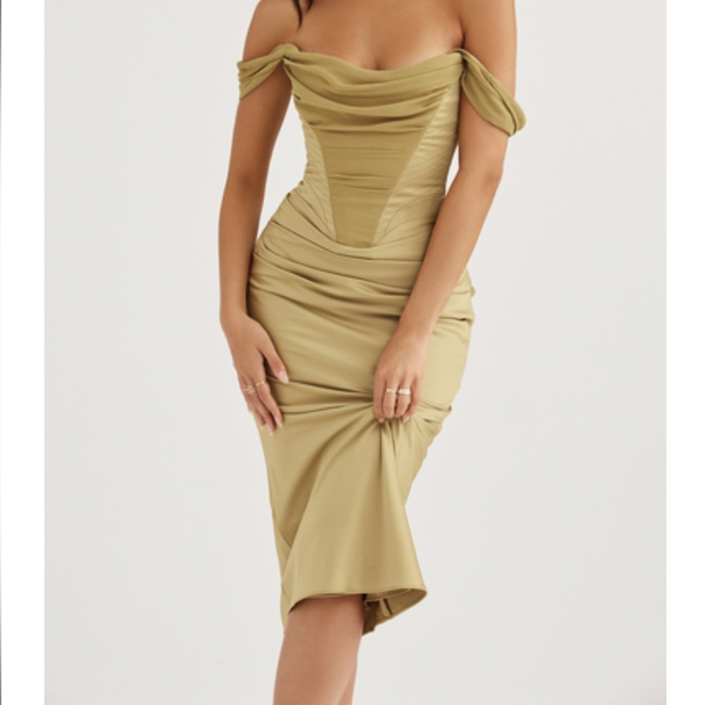 House of CB Off-Shoulder Dress - Natalya, Size XS